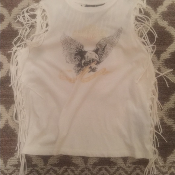 Harley Davidson Black Label Fringe Tee - Picture 5 of 5